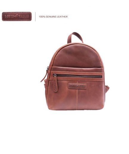 8010-Ladies Leather Backpack
