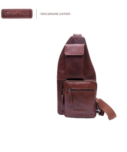 8069-Cross Body Leather Bag