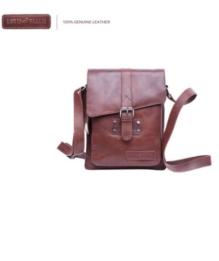 8076-Sling Leather Bag