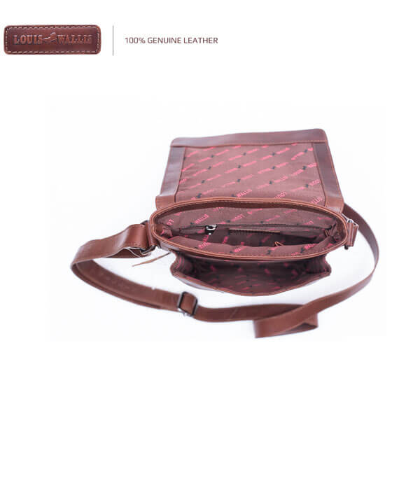 8076-Sling Leather Bag