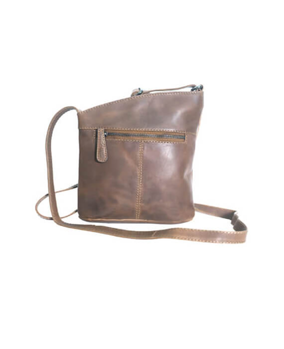 9105-Tan Leather Bag